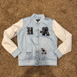 Men’s Hollister Varsity Jacket~Size Medium~Powder Blue